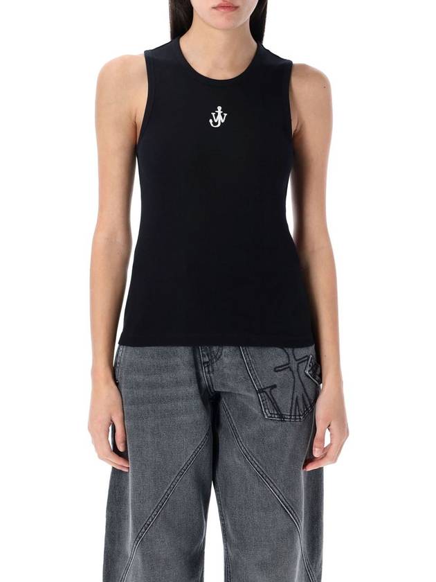 JW Anderson Anchor Logo Embroidery Tank Top - JW ANDERSON - BALAAN 1