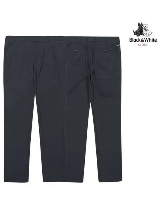 fine check tricot pants 5072GAWBBLACK - BLACK&WHITE - BALAAN 1