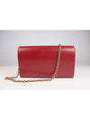 Le Maillon Chain Long Wallet Red - SAINT LAURENT - BALAAN 6