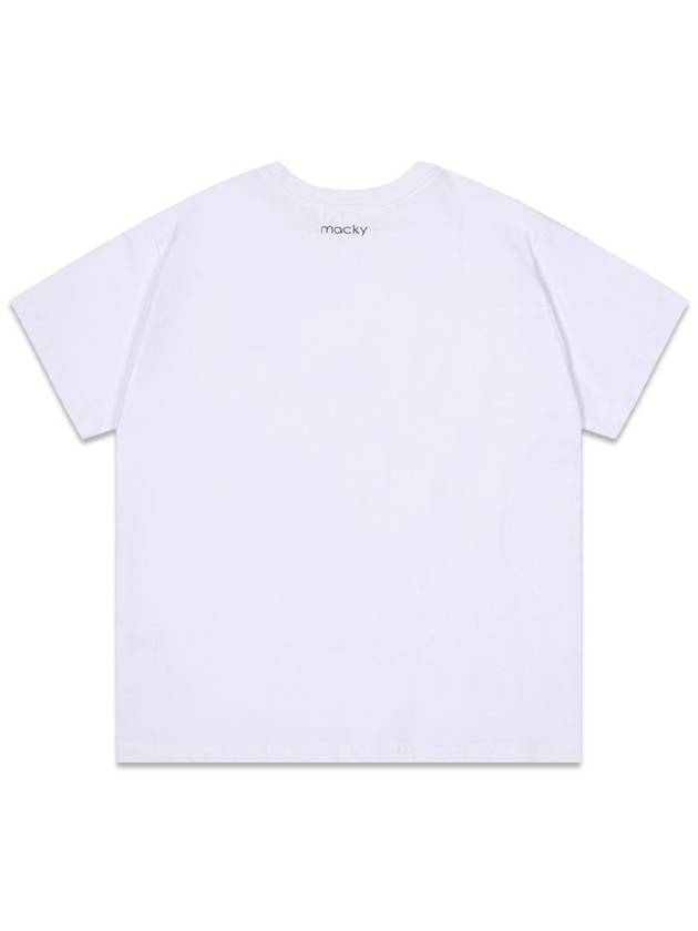 Field Short Sleeve T-Shirt White MCSS24HT5WH - MACKY - BALAAN 3