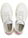 Medalist Pink Tab Low Top Sneakers White - AUTRY - BALAAN 3