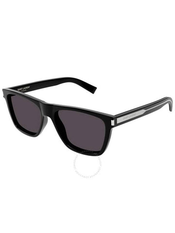 Saint Laurent Grey Browline Men's Sunglasses SL 619 001 56 - SAINT LAURENT - BALAAN 1