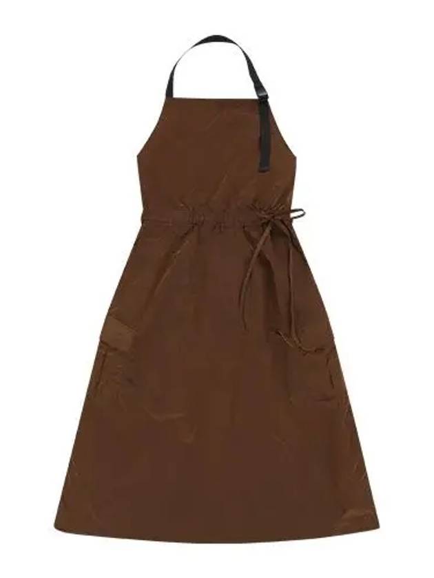 OG nylon apron dress burgundy - OFFGRID - BALAAN 3