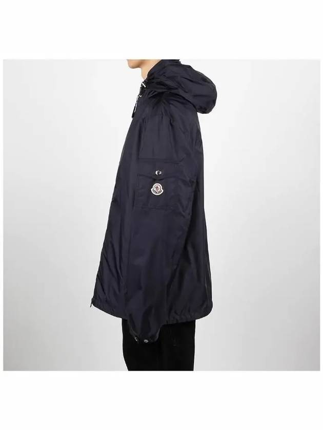 Etiache Rain Hooded Zip Up Blue - MONCLER - BALAAN 4