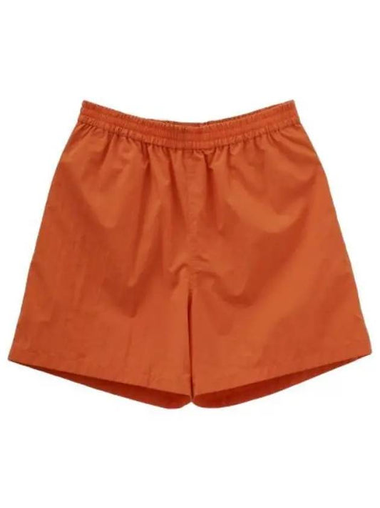 Washed Cotton Weather Easy Shorts Pants Orange - AURALEE - BALAAN 1