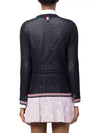 Thom Browne Pointelle RWB Striped Cardigan Navy - THOM BROWNE - BALAAN 4