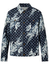 Monogram Printed Denim Jacket Blue - LOUIS VUITTON - BALAAN 2