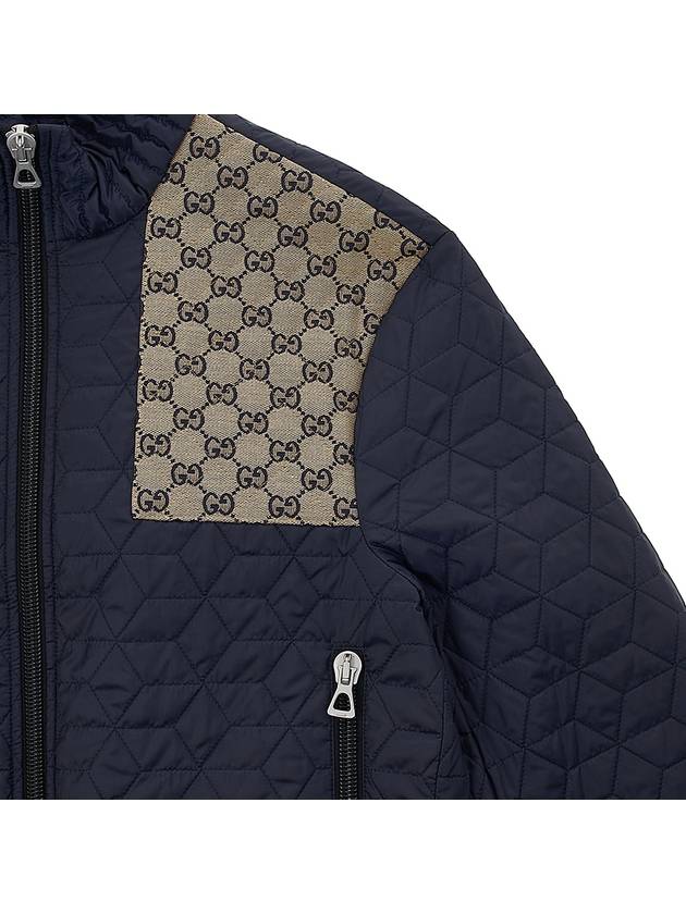 GG Detail Quilted Padding Blue - GUCCI - BALAAN 5