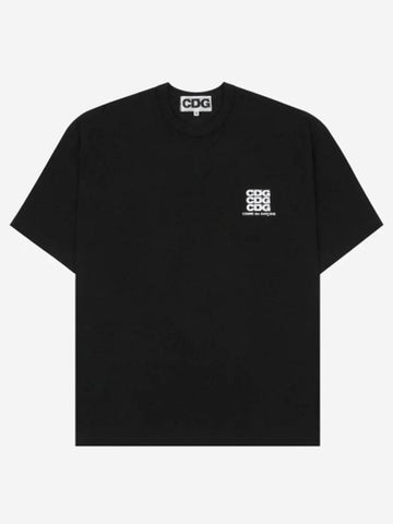 CDG oversized t shirt black - COMME DES GARCONS - BALAAN 1