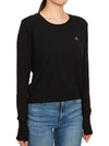 ORB Embroid Logo Knit Top Black - VIVIENNE WESTWOOD - BALAAN 4