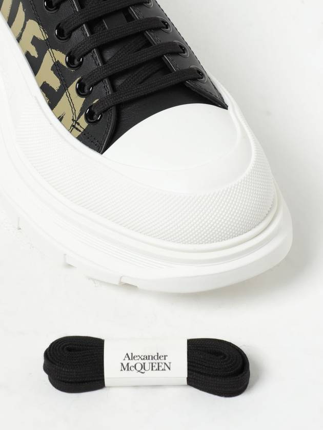 Sneakers tread slick graffiti Alexander McQueen in nappa - ALEXANDER MCQUEEN - BALAAN 4