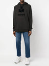 Miley Logo Hoodie Faded Black - ISABEL MARANT - BALAAN 3