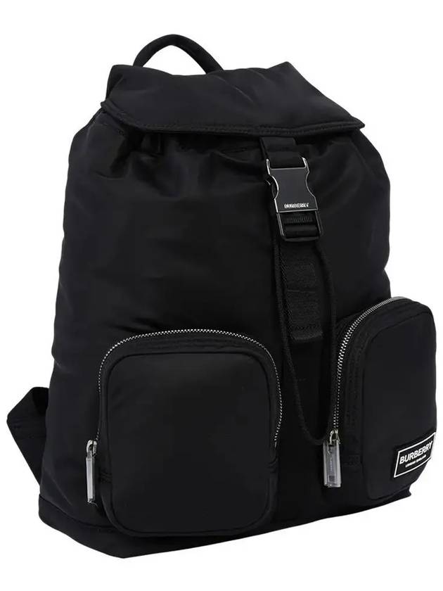 Nylon Backpack Black - BURBERRY - BALAAN 3