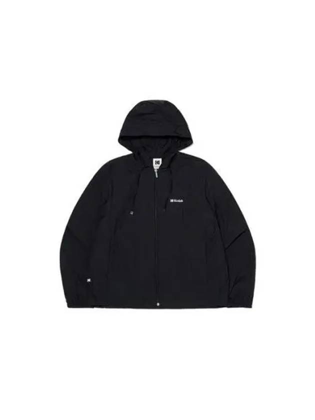 KODAK Apparel small logo ultra light hooded jacket women BLACK - KODO - BALAAN 1