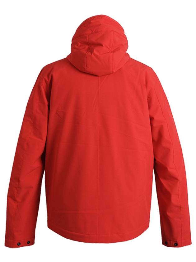 Men's Soft Shell Pure Insulation Technology Primaloft Hooded Jacket Red - STONE ISLAND - BALAAN 3