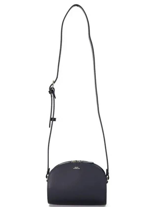 Demi Lune Mini Half Moon Cross Bag Navy - A.P.C. - BALAAN.