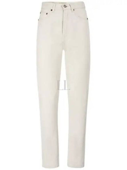 Slim Fit Denim Jeans Chalk White - SAINT LAURENT - BALAAN 2