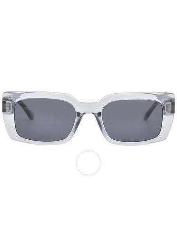 Calvin Klein Grey Rectangular Ladies Sunglasses CKJ22606S 971 53 - CALVIN KLEIN - BALAAN 1