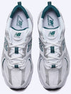 530 Low Top Sneakers Silver Green White - NEW BALANCE - BALAAN 5