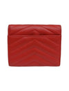 Women s 403943 Envelope Monogram Compact 3 fold Half Wallet - SAINT LAURENT - BALAAN 3