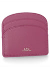 Half Moon Card Wallet Violet - A.P.C. - BALAAN 5