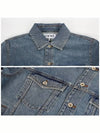 Anagram Denim Jacket Blue - LOEWE - BALAAN 6