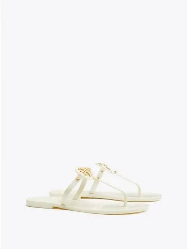 Mini Miller Flat Shoes Thong Ivory Gold Domestic Product GM0024022265621 - TORY BURCH - BALAAN 1