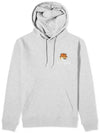 Fox Head Logo Hoodie Grey - BARBOUR - BALAAN 2