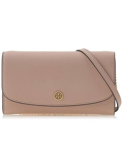 Robinson Pebbled Chain Shoulder Bag Goan Sand - TORY BURCH - BALAAN 2