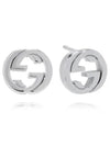 Interlocking G Earrings Silver - GUCCI - BALAAN 2