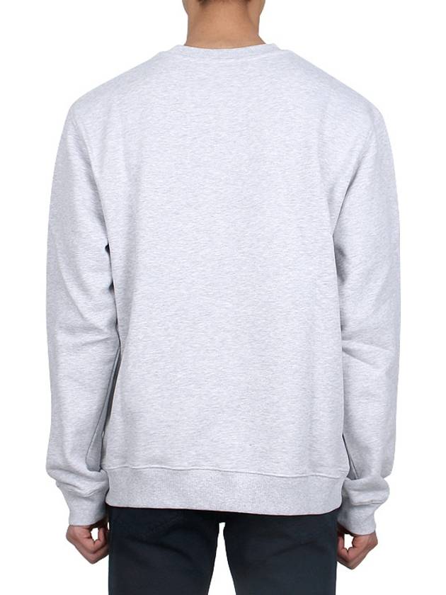 Box Logo Print Sweatshirt Grey - MSGM - BALAAN 5