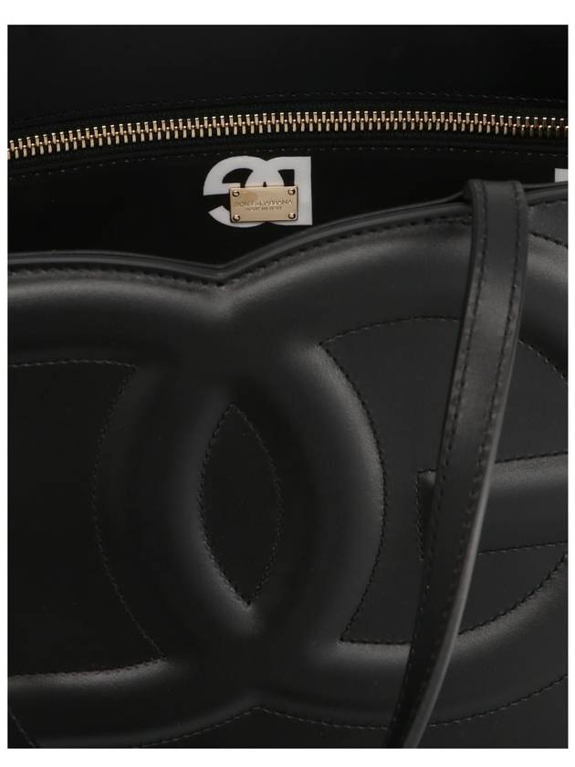 Logo Embossing Small Tote Bag Black - DOLCE&GABBANA - BALAAN 5