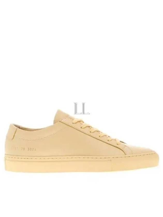 Original Achilles Low Top Sneakers Yellow - COMMON PROJECTS - BALAAN 2