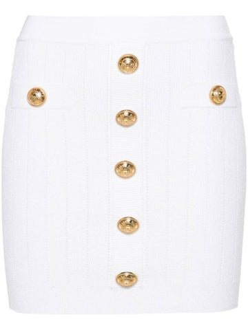 Balmain Skirts White - BALMAIN - BALAAN 1