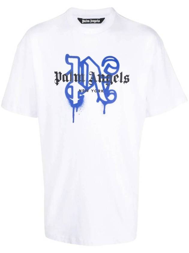 graffiti print t-shirt - PALM ANGELS - BALAAN 2