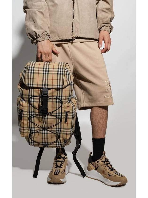 Murray Polyamide Backpack Beige - BURBERRY - BALAAN 2