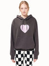 HEART GEMSTONE HOODIE CHARCOAL - ASCENTCITY - BALAAN 8