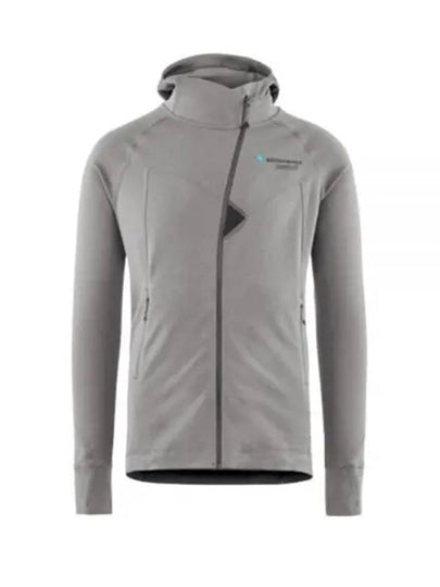 Women's Njorun 2.0 Hooded Zip-Up Dove Grey - KLATTERMUSEN - BALAAN 2