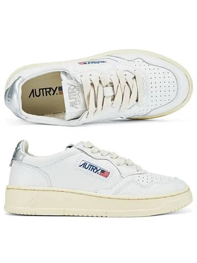 Medalist Silver Tab Low Top Sneakers White - AUTRY - BALAAN 2