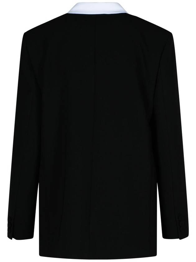 Moschino Black Polyester Blend Blazer - MOSCHINO - BALAAN 3