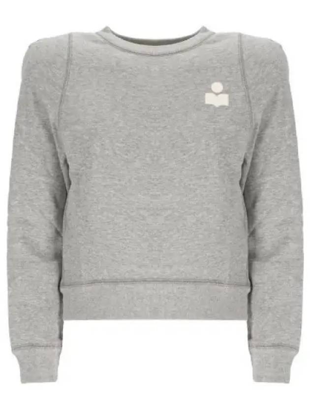 PrissaLogo Print Sweatshirt Grey - ISABEL MARANT - BALAAN 2