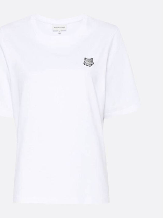 Bold Fox Head Patch Short Sleeve T-Shirt White - MAISON KITSUNE - BALAAN 2