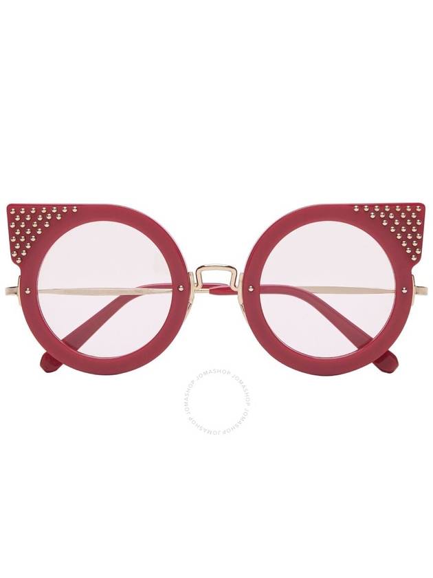 Philipp Plein Katy Light Raspberry Cat Eye Ladies Sunglasses 000-WES0048-PCO002N-IUZG - PHILIPP PLEIN - BALAAN 1