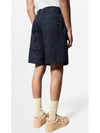 Monogram Cotton Blend Tailored Shorts - LOUIS VUITTON - BALAAN 3