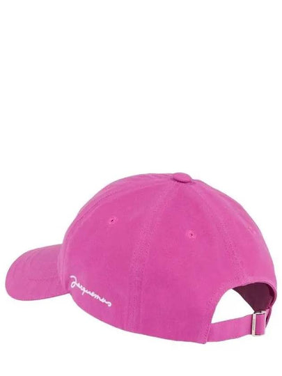 Jacquemus LA CASQUETTE baseball cap pink - JACQUEMUS - BALAAN 2