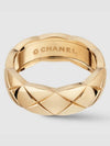 Coco Crush Quilted Motif Small Ring Gold - CHANEL - BALAAN 2