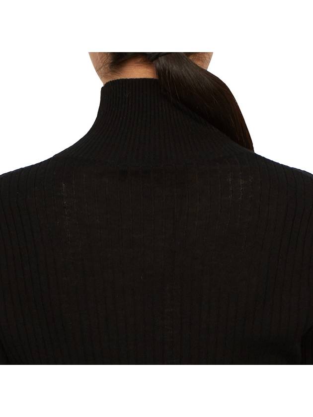 Sax High Neck Knit Turtleneck Black - MAX MARA - BALAAN 8