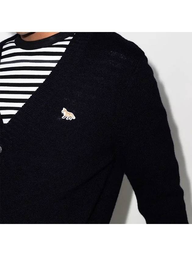 Baby Fox Patch Cosy Cardigan Navy - MAISON KITSUNE - BALAAN 6