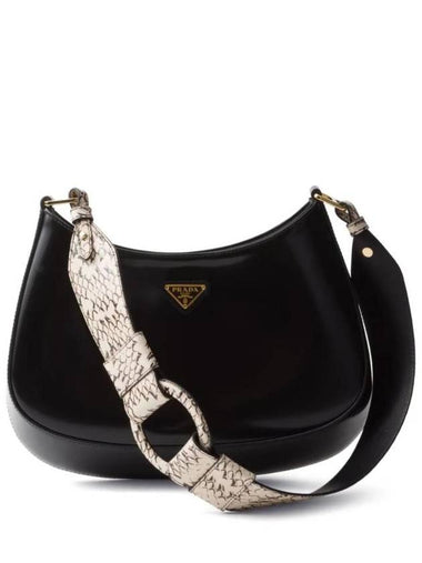 Cleo Shoulder Bag Black - PRADA - BALAAN 1