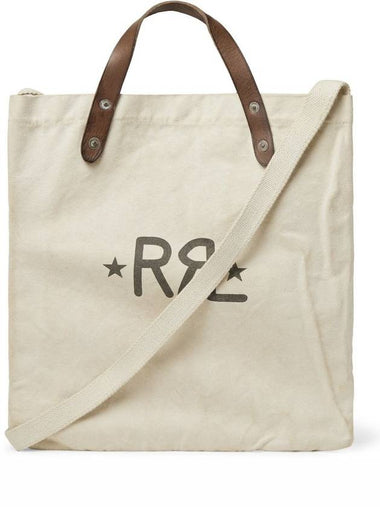 Double RL Logo Cross Bag Tote Bag Canvas Bag - POLO RALPH LAUREN - BALAAN 1